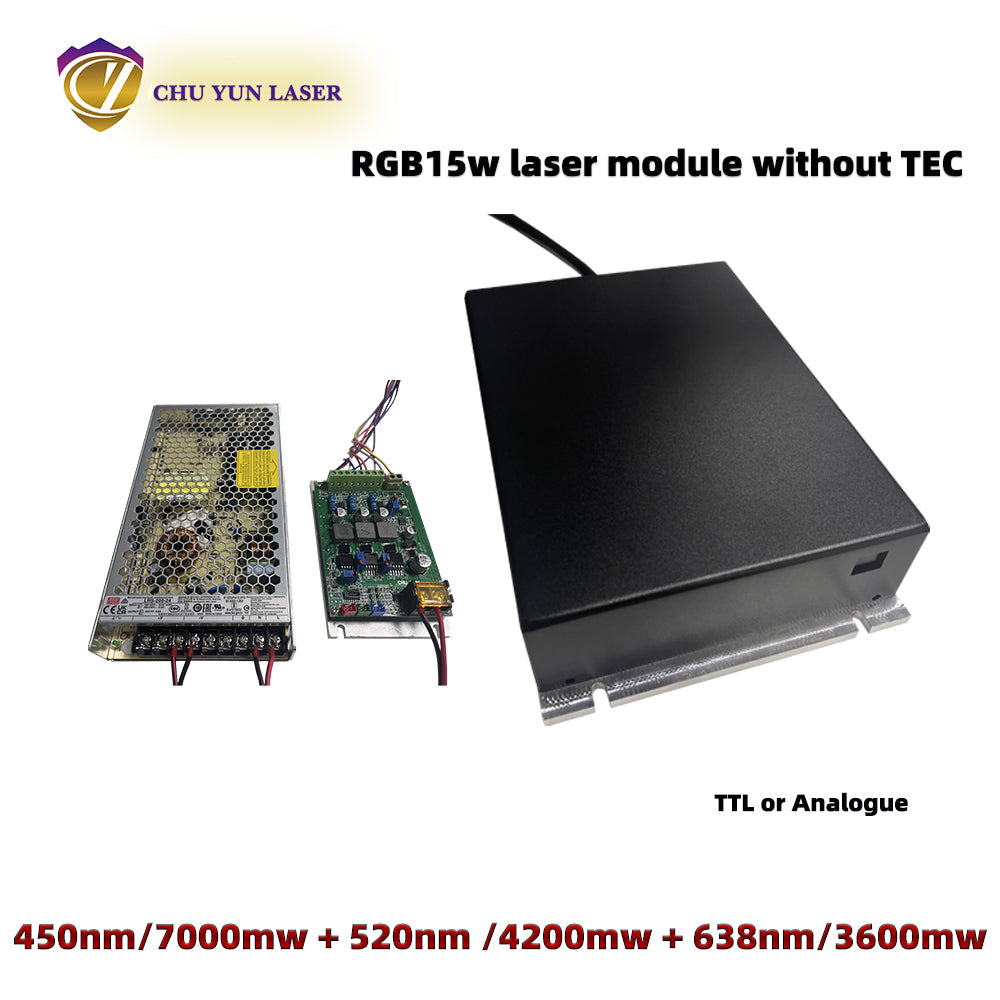 AC 110~230V rgb15w white laser module with ttl & analogue modulation ...